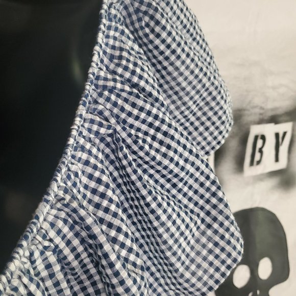 Mink Pink Gingham 'Wanderer' One Shoulder Dress - Small - Picture 4 of 12